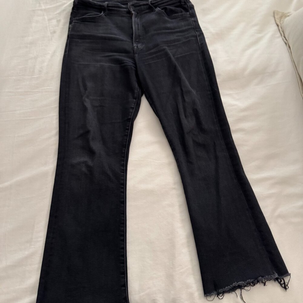 MOTHER High Waist Ankle Bootcut Jeans